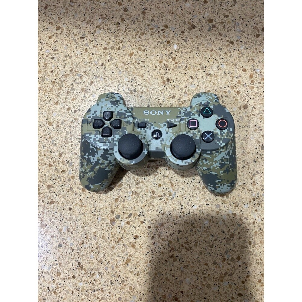 Sony PlayStation 3 DualShock 3 Urban Camo OEM Controller Parts Or Repair